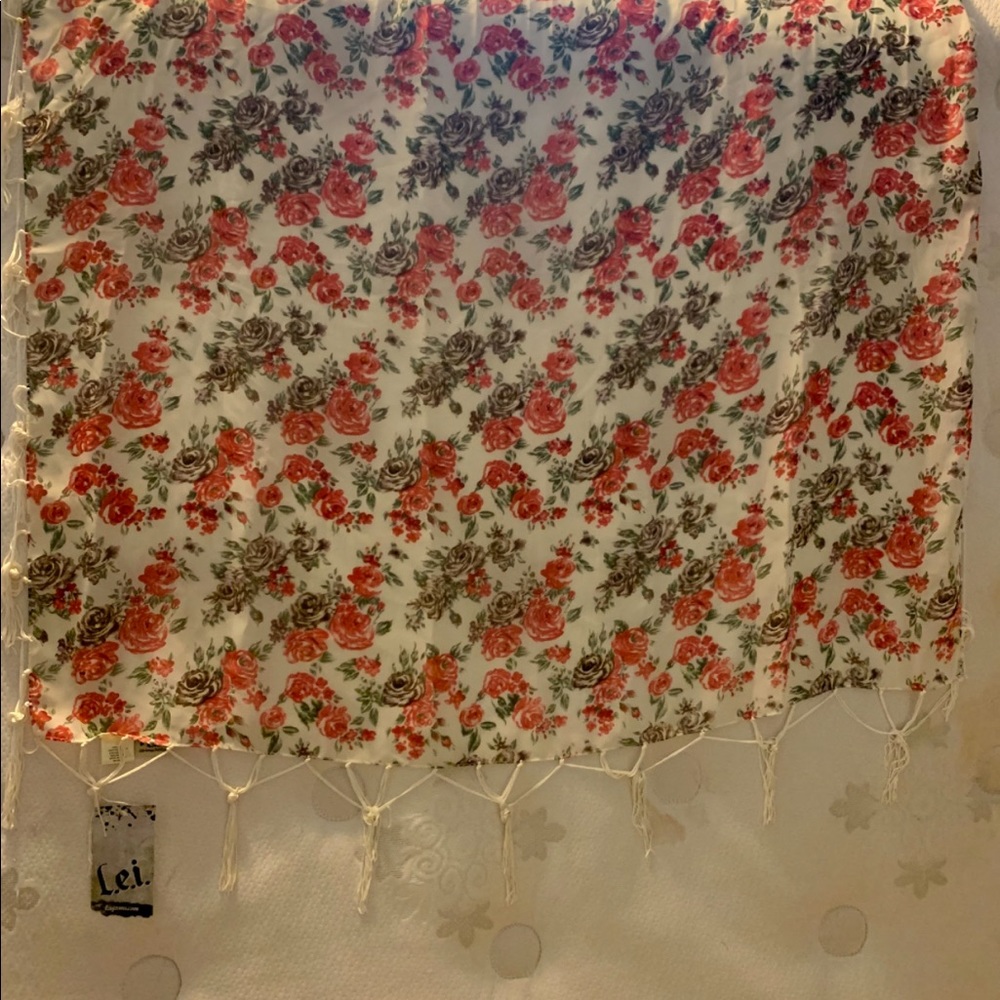 Beautiful colorful square shaped scarve